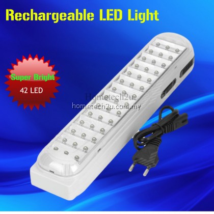 DP LED-714 Rechargeable 2.94W 110lm 6000K 42-LED White Light 2-Mode Emergency Light DP LED-714 Rechargeable 2.94W 110lm 6000K 42-LED White Light 2-Mode Emergency Light